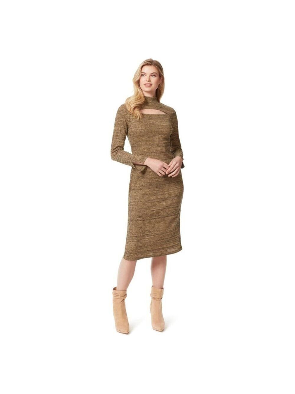 Jessica Simpson Tacoma Keyhole Knit Bodycon Dress Small NWT